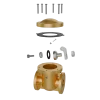 旋启式止回阀三维动画 内部核心部件拆解图