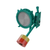 重锤蝶阀三维动画 带 logo 图